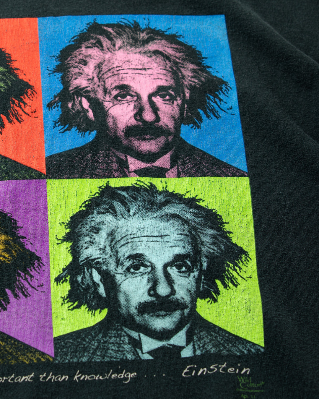90年代 ヴィンテージ アンディ・ウォーホル風 アインシュタインTシャツ