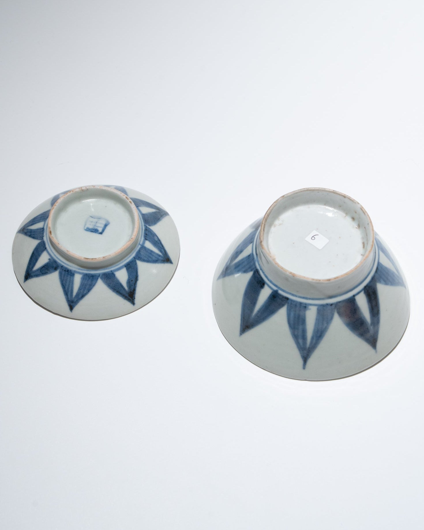 会津本郷焼蓋碗 幕末 2客セットC