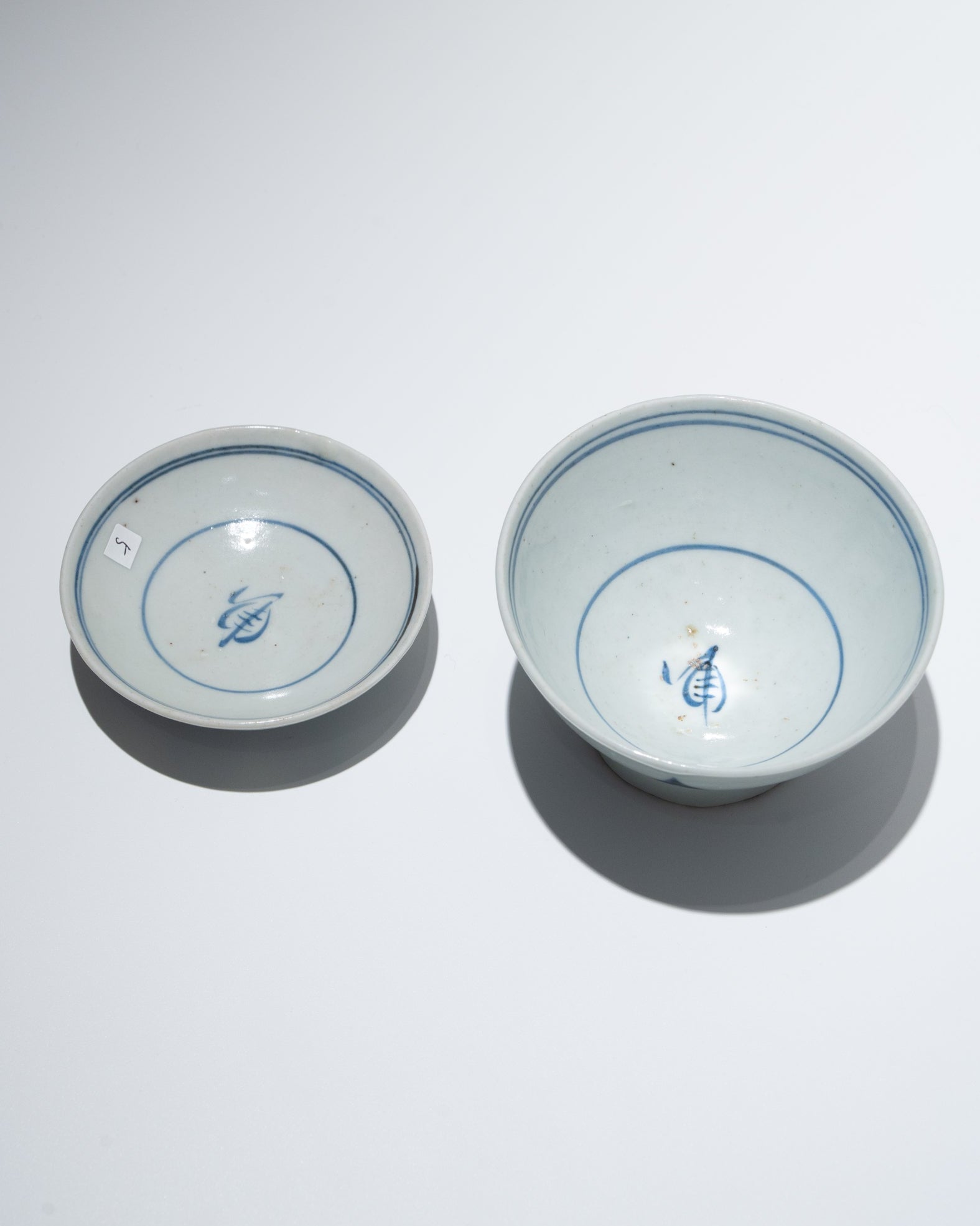 会津本郷焼蓋碗 幕末 2客セットC