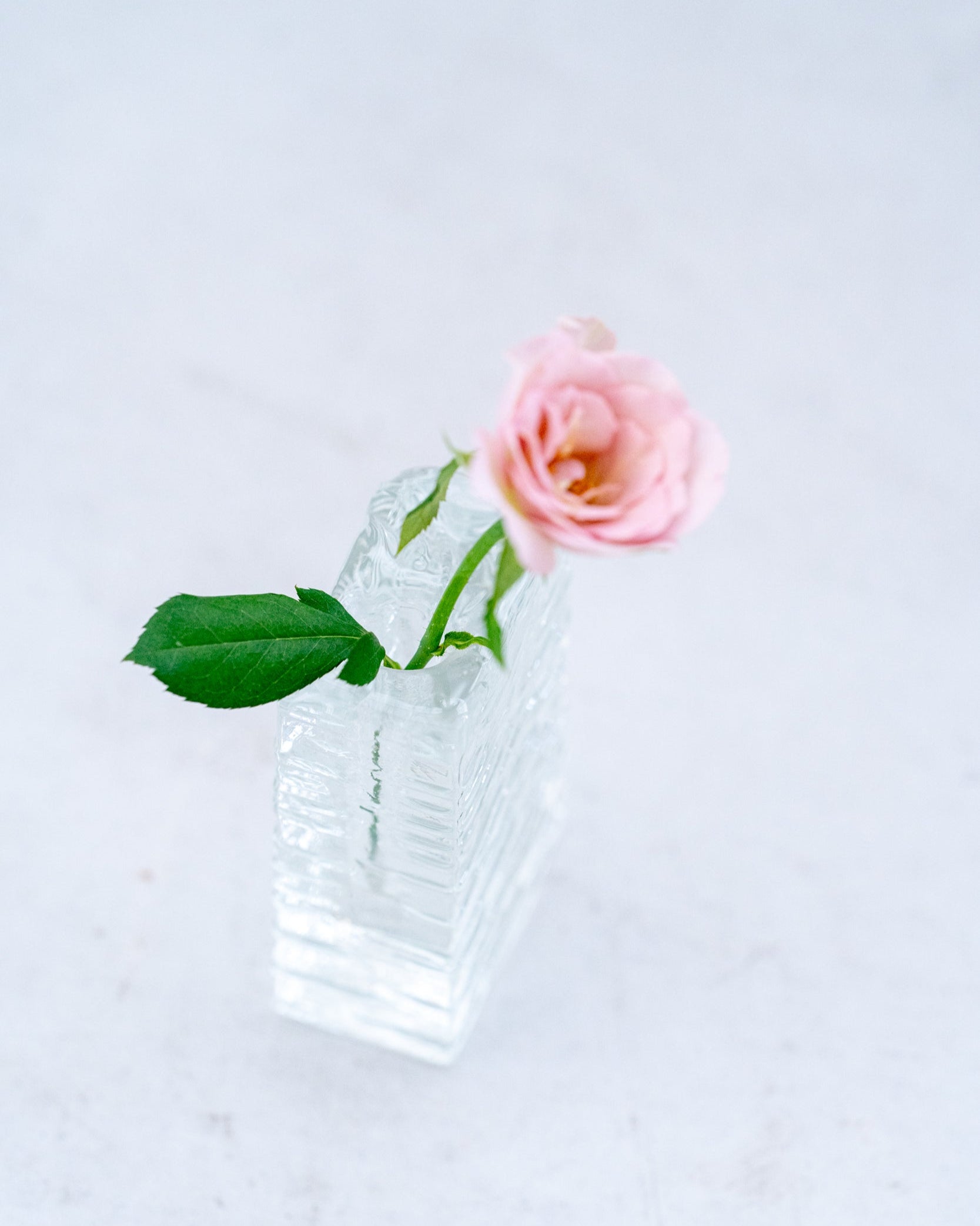 ヴィンテージフラワーベース(glass D)