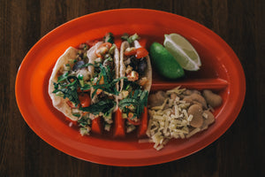 猪肉のコンフィ　タコス仕立て