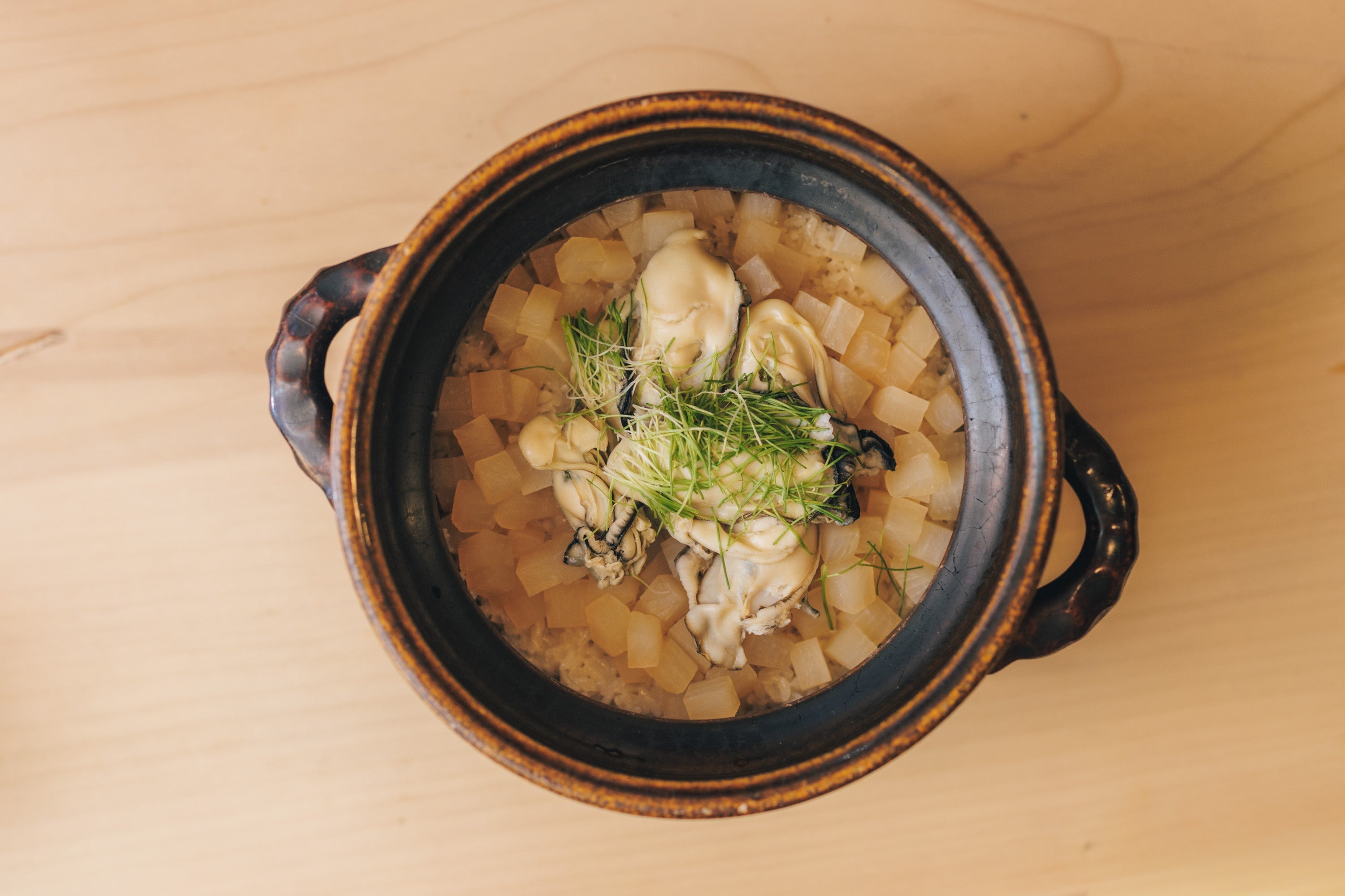 カキと大根のご飯