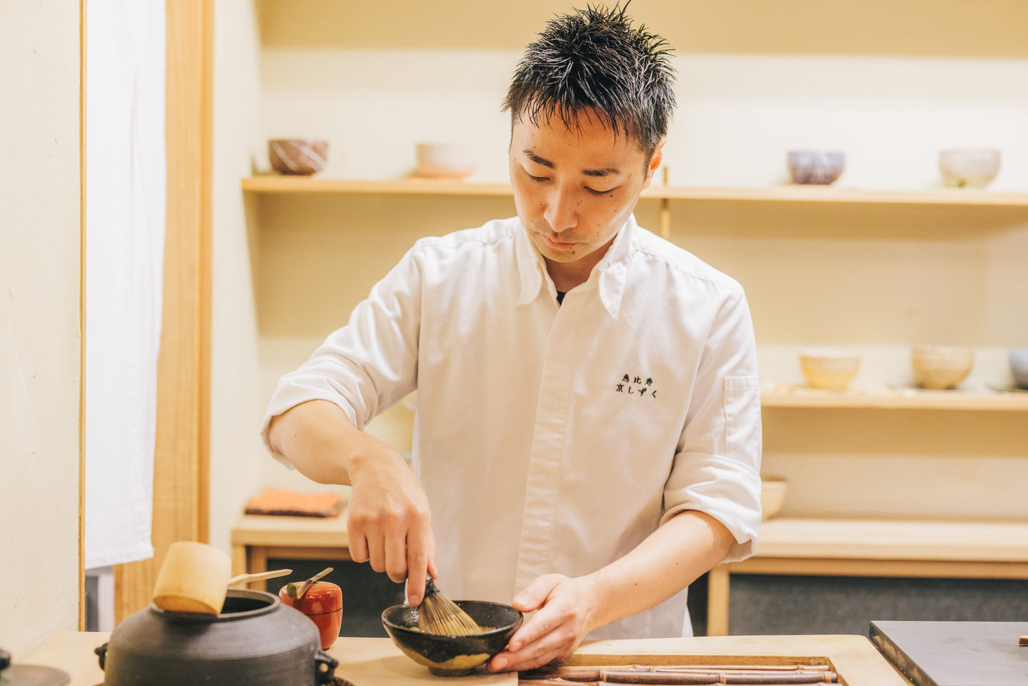 【京しずく】締めは、茶人の店主によるお点前と自家製和菓子。円熟世代がくつろげる恵比寿の隠れ家（前編）