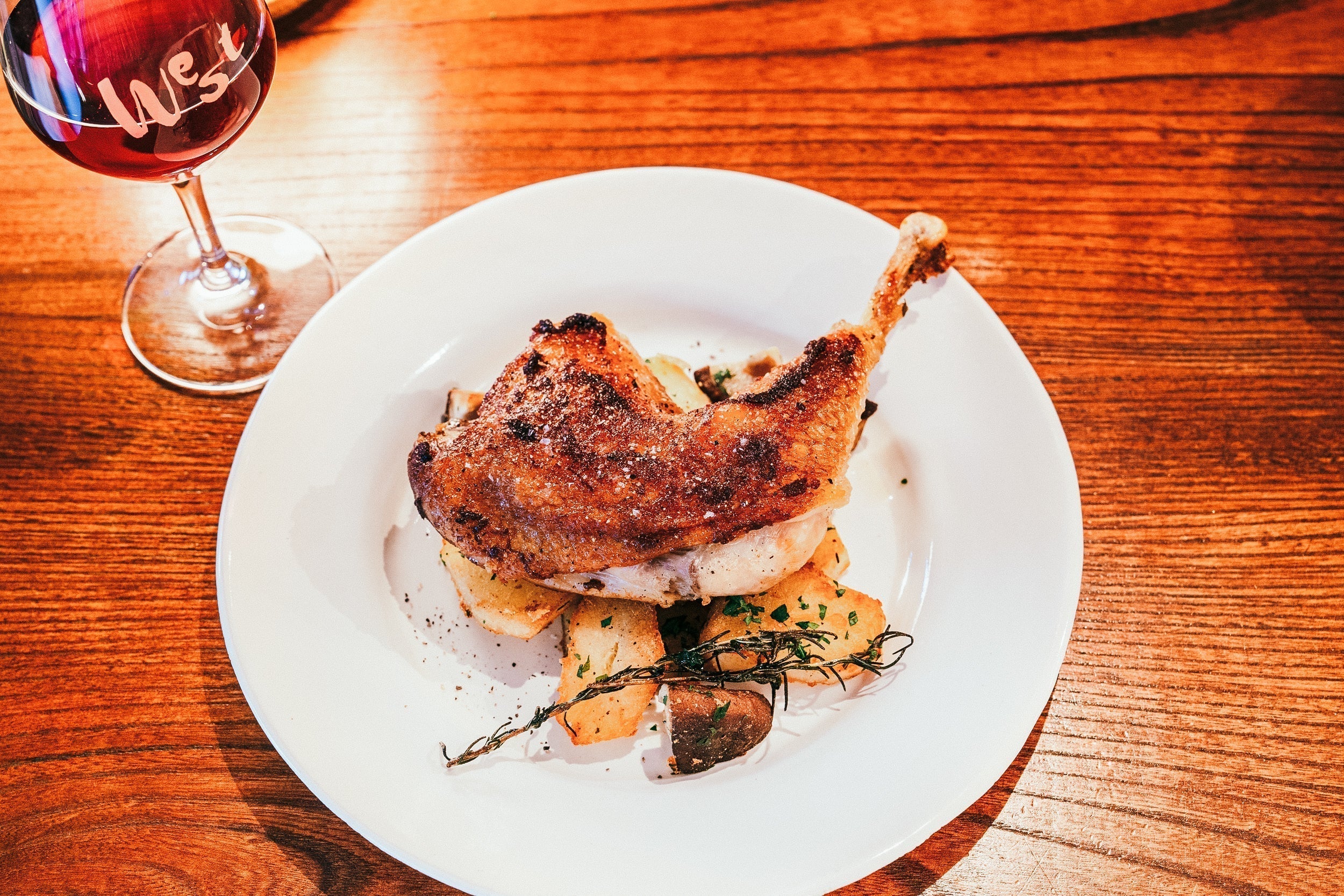 天城軍鶏のコンフィ