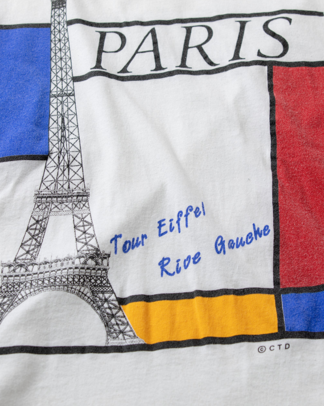 90年代 ヴィンテージ  アルマ・マーテル Rive Gauche アートグラフィック Tシャツ