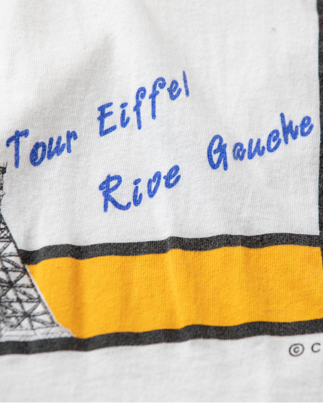 90年代 ヴィンテージ  アルマ・マーテル Rive Gauche アートグラフィック Tシャツ