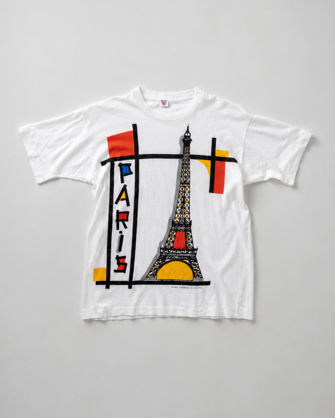 90年代 ヴィンテージ  アルマ・マーテル エッフェル塔 アートグラフィックTシャツ