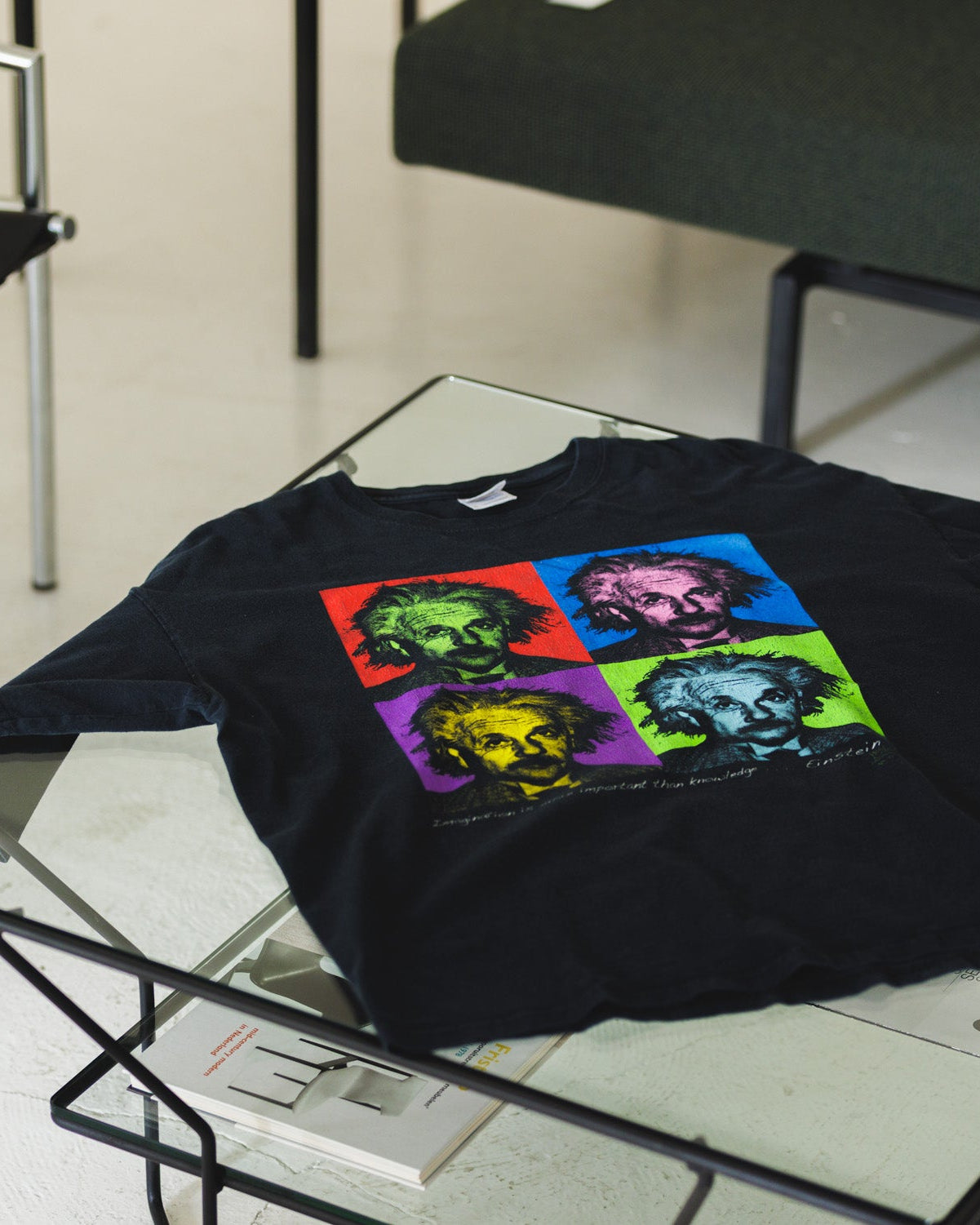 90年代 ヴィンテージ アンディ・ウォーホル風 アインシュタインTシャツ