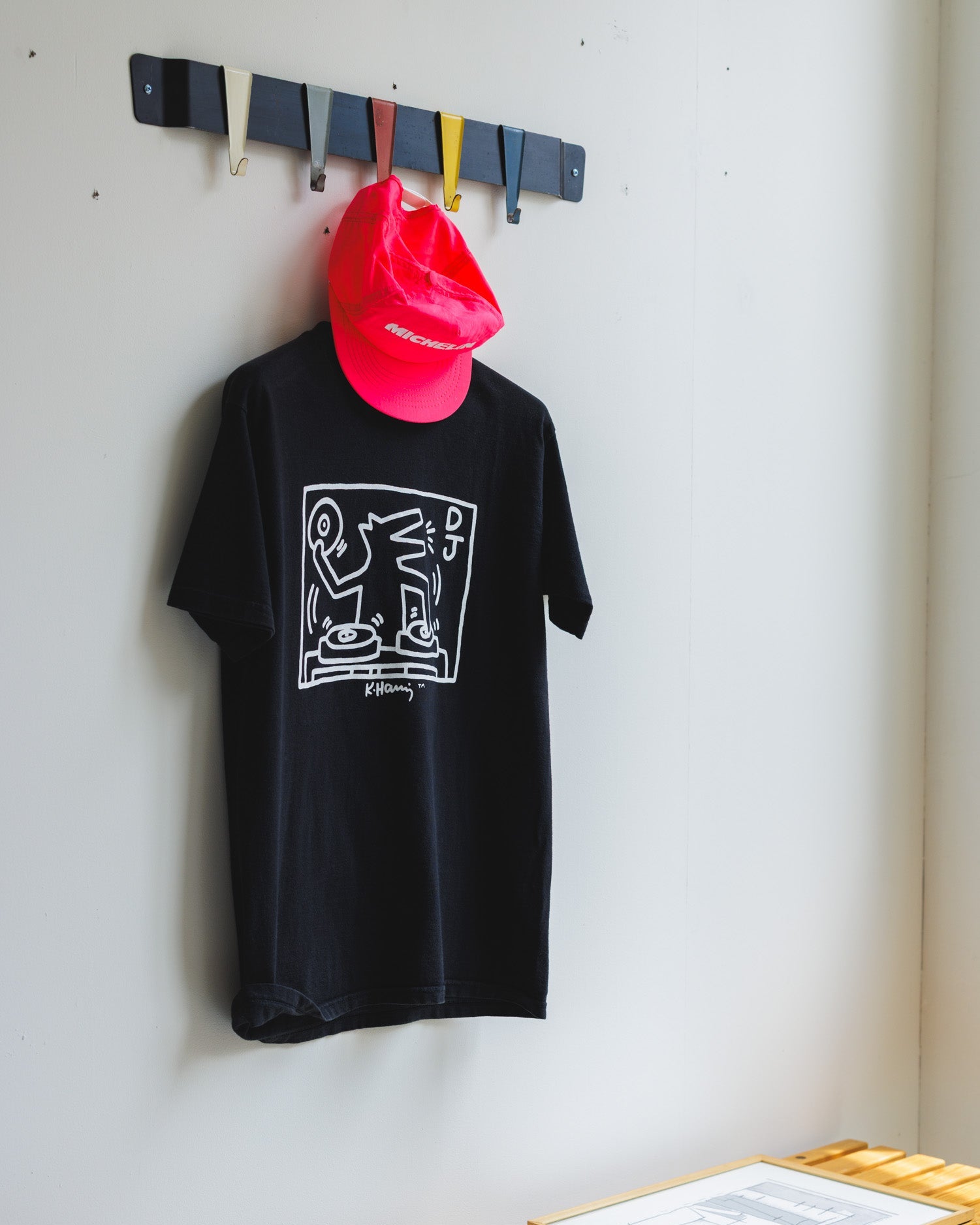 90年代 ヴィンテージ キース・ヘリング DJ Dog Tシャツ