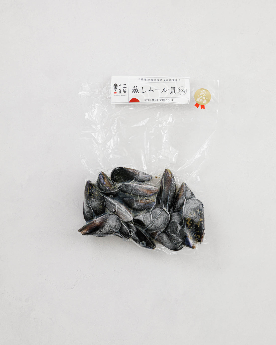宮城県三陸産 蒸しムール貝 500g×4pc 冷凍