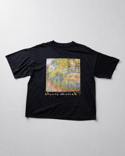 90年代 ヴィンテージ クロード・モネ ブラック Tシャツ