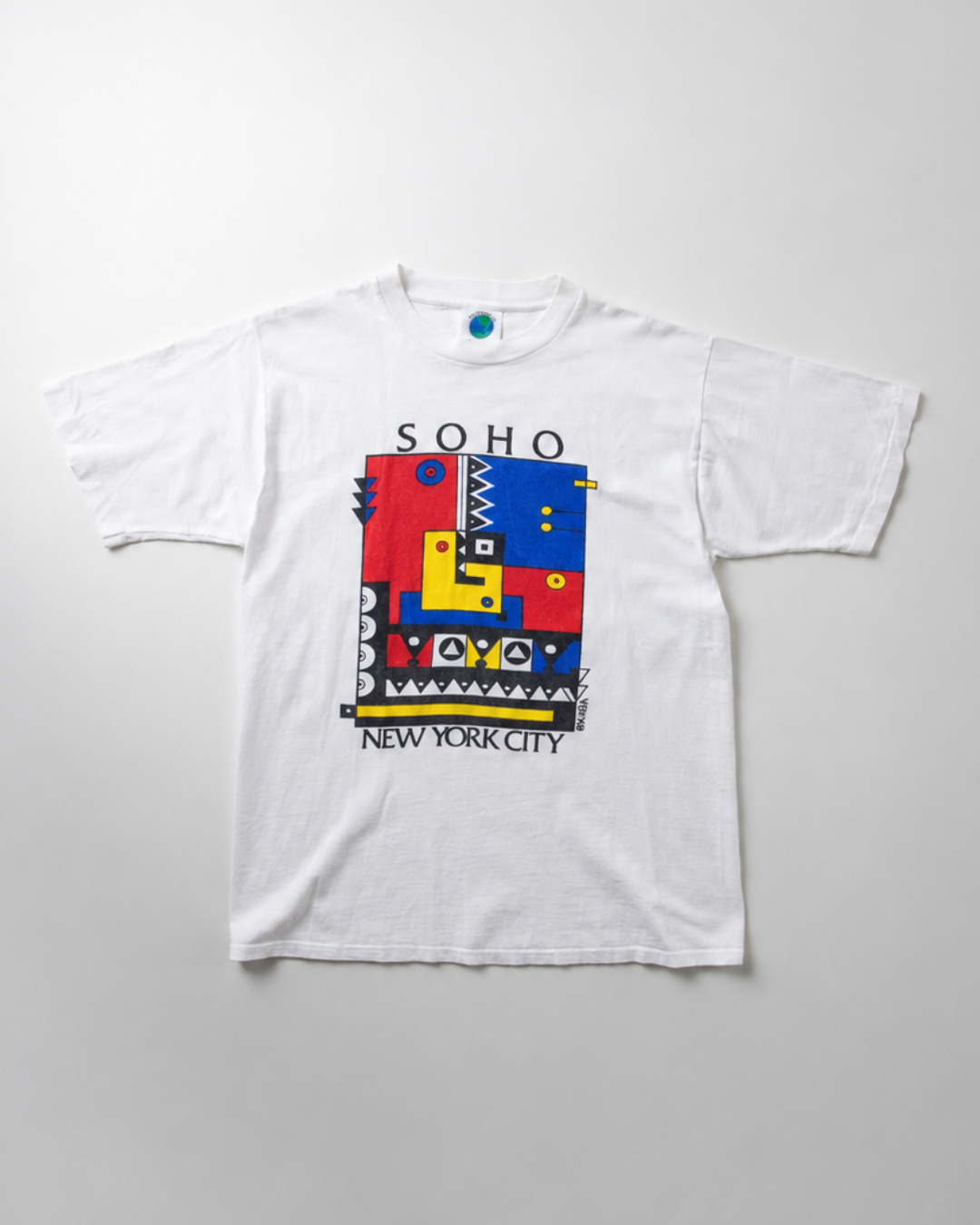 90年代 ヴィンテージ ソーホー NEW YORK CITY アートプリント Tシャツ