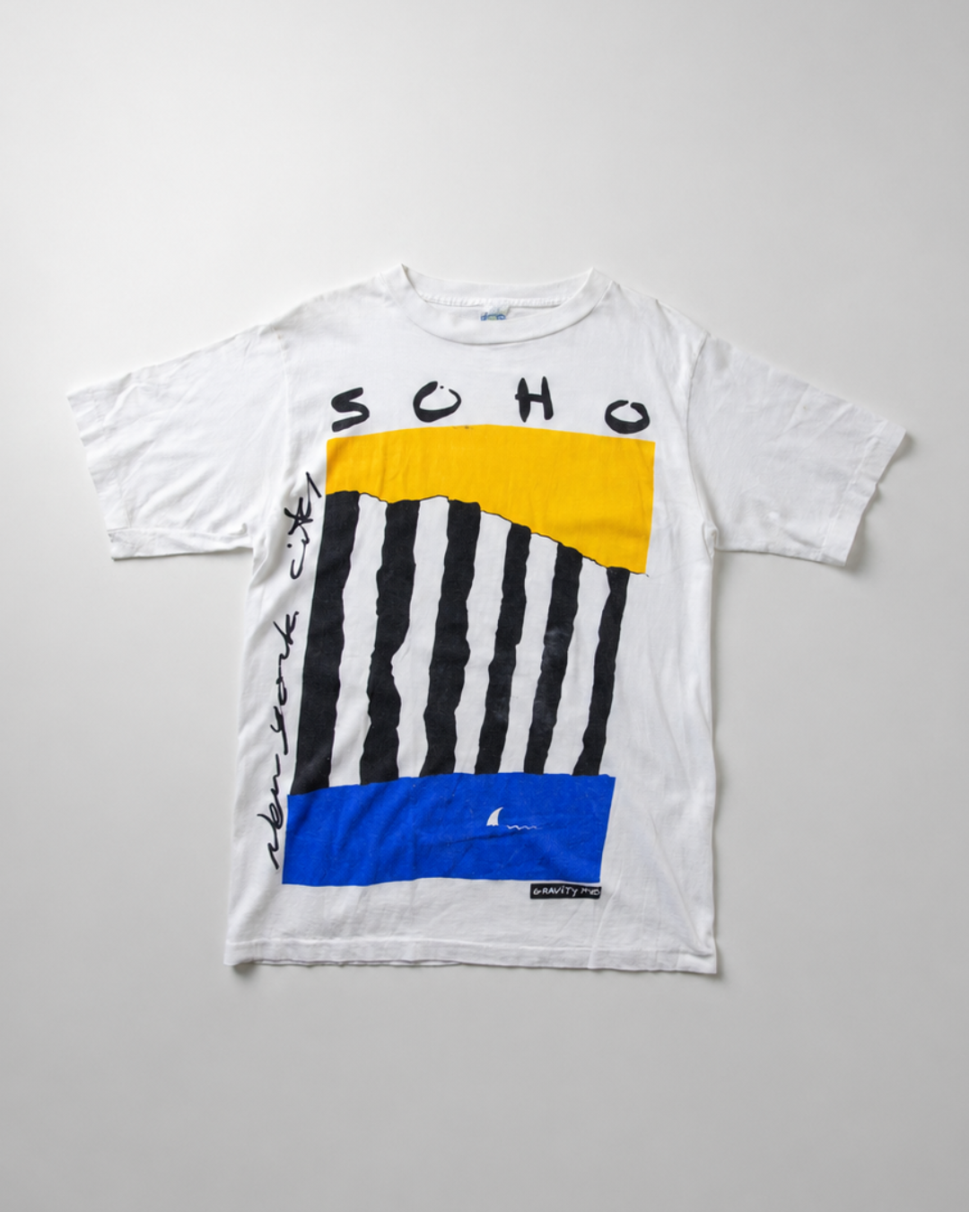 90年代 ヴィンテージ  ソーホー GRAVITY GRAPHICS アートプリント Tシャツ