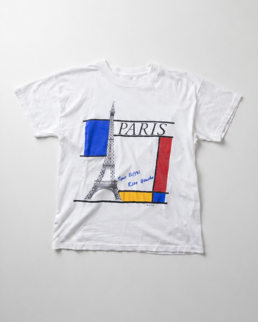 90年代 ヴィンテージ  アルマ・マーテル Rive Gauche アートグラフィック Tシャツ