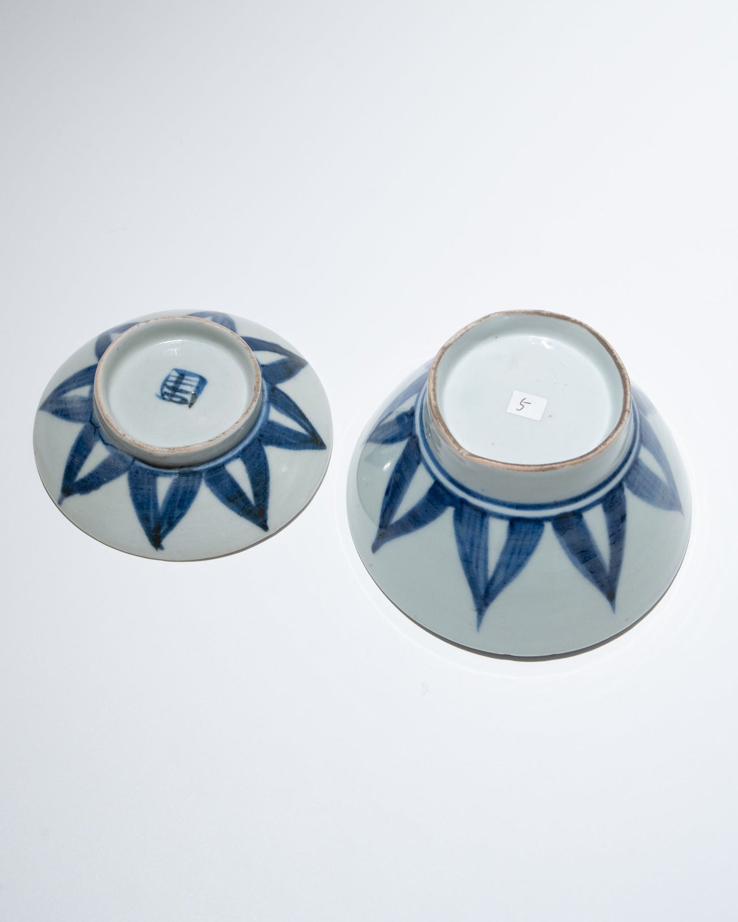 会津本郷焼蓋碗 幕末 2客セットC