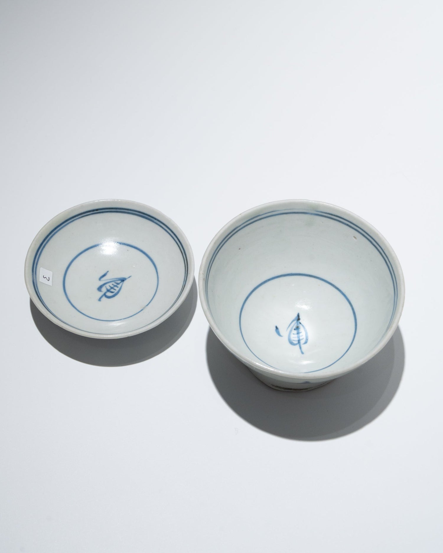 会津本郷焼蓋碗 幕末 2客セットB