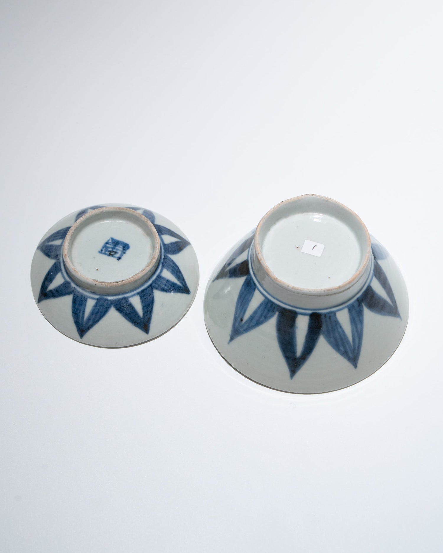 会津本郷焼蓋碗 幕末 2客セットA