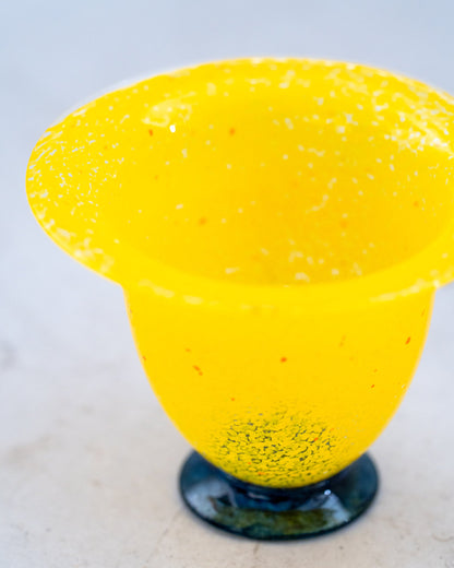 ヴィンテージフラワーベース（yellow A）