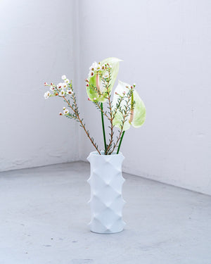 ヴィンテージフラワーベース（white A）