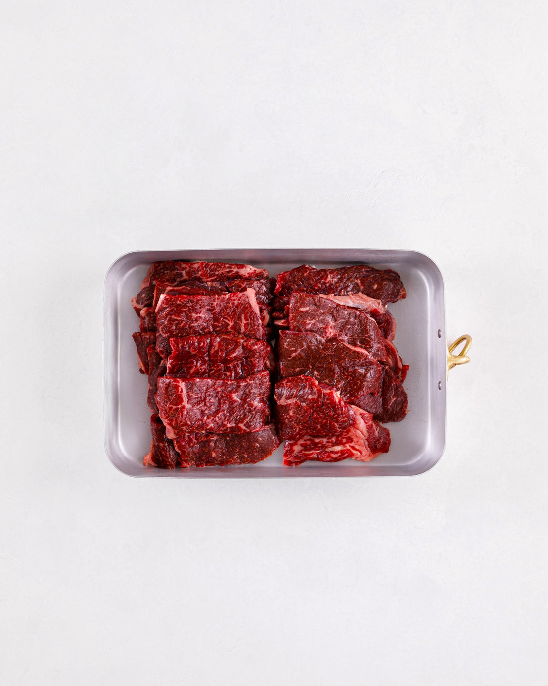 ARF Select ハーブで育てられた十勝牛 カタサンカク焼肉用 70g前後×8pc 冷凍