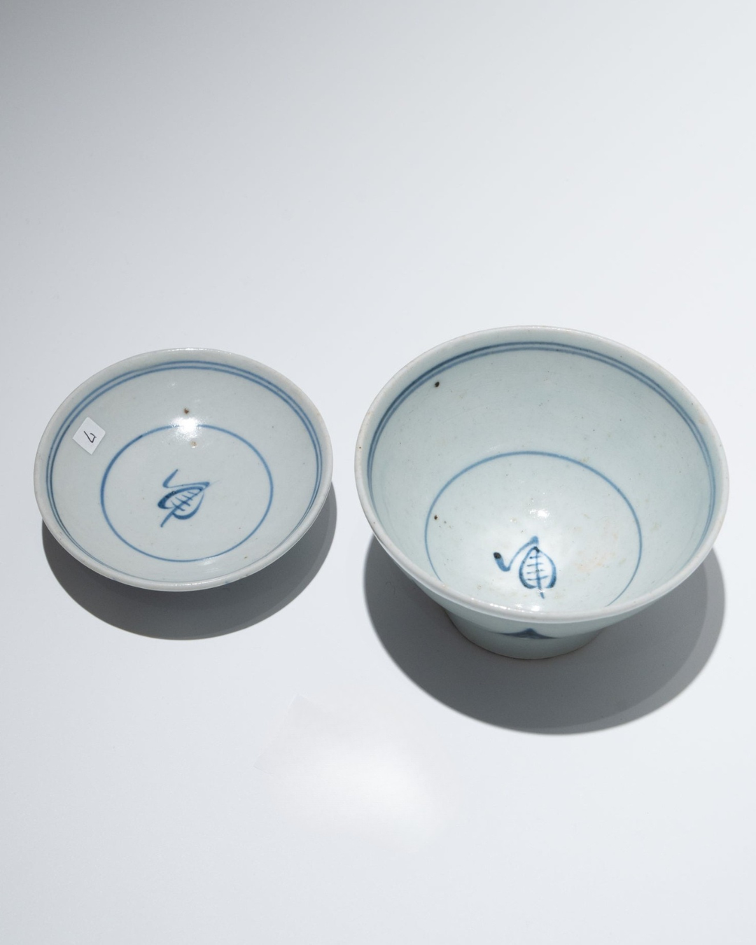 会津本郷焼蓋碗 幕末 2客セットD